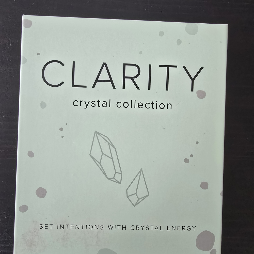 NIB Shoppe Geo RETIRED Crystal Collection CLARITY Raw Stones Wellness, BOHO
